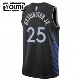 Dres Dallas Mavericks Washington JR Nike 2025-26 City Edition Crno Swingman - Dječji